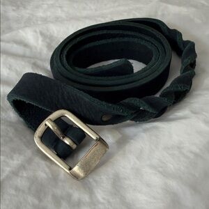 Humanoid Women’s Teal Blue Leather Belt